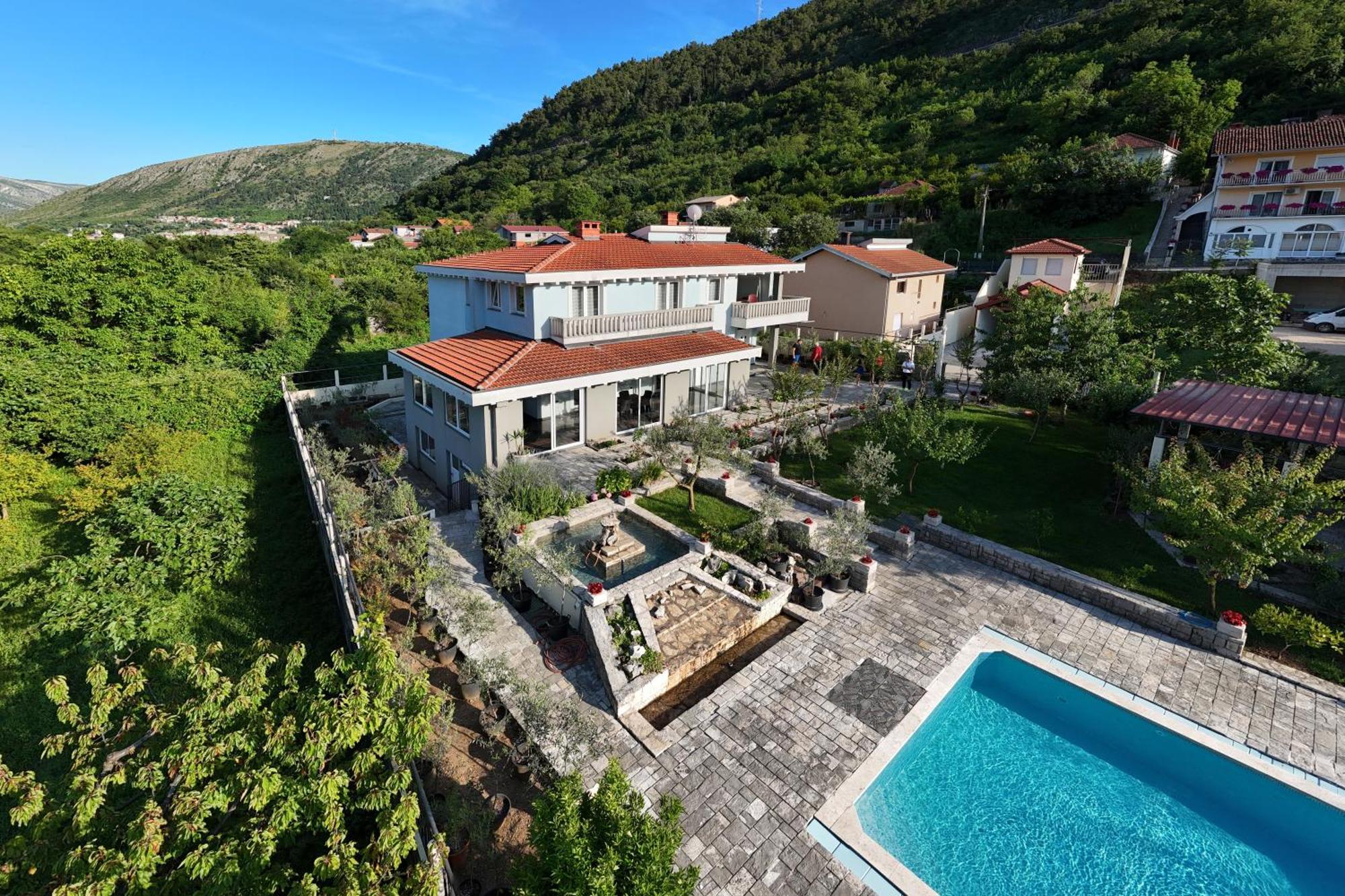Ferienwohnung Pool House Maslina Mostar Exterior foto